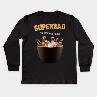 Superbad - Alternative Movie Poster Kids Long Sleeve T-Shirt